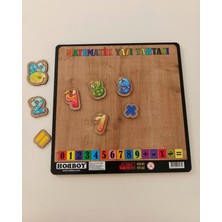 Ahşap Sayı Bultak Matematik Işlemli Yazı Tahtası
