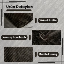 Funzy Fitilli kadife döşemelik  kumaş koltuk, berjer, kırlent ıçin döşemelik kumaşı oekoteks100
