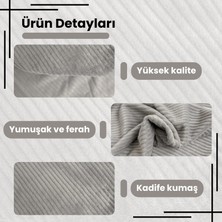 Funzy Fitilli kadife döşemelik  kumaş koltuk, berjer, kırlent ıçin döşemelik kumaşı oekoteks100