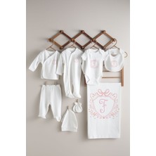 Nou Harf Serisi F Harfi 10'lu Hastane Çıkışı - Noble Serie Pembe