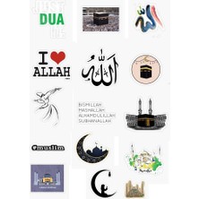 Major Selection Islamiyet tasarımlı 15'li dini sticker seti