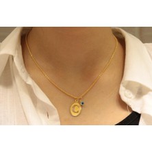 Altın Nostaljik C Harfli Halat Zincir