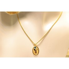 Altın Nostaljik Y Harfli Halat Zincir