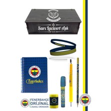 Fenerbahçe Orijinal Lisanslı Kalem Bileklik Bloknot Kalemtraş Silgi Hediyelik Set