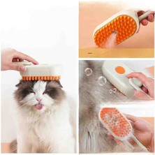 Art Professional Buharlı Kedi & Köpek Yıkama Fırçası Tarağı Yumuşak Silikon Saplı