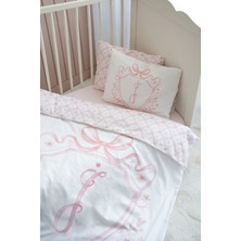Nou Harf Serisi I Harfi Park Yatak Nevresim Seti (80X120) - Noble Serie Pembe