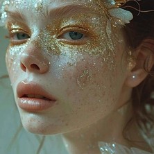 Tolstoy Parlak Glitter Far - Gold Tiny