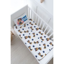Tuğba Kuğu Bebek Boy Lastikli Çarşaf Seti - Cartoon Serisi - Paw Patrol Ryder