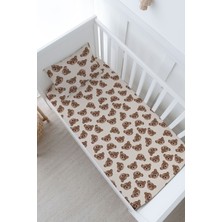 Tuğba Kuğu Anne Yanı Beşik Lastikli Çarşaf Seti - Iconic Serisi - Tiny Bear