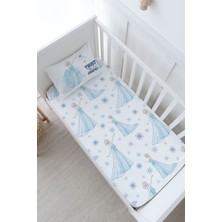 Tuğba Kuğu Bebek Boy Lastikli Çarşaf Seti - Cartoon Serisi - Elsa