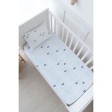 Tuğba Kuğu Bebek Boy Lastikli Çarşaf Seti - Iconic Serisi - Bird Sailor