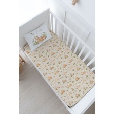 Tuğba Kuğu Bebek Boy Lastikli Çarşaf Seti - For Baby Serisi - Mom And Baby Deer
