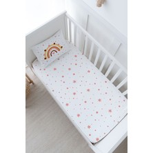 Tuğba Kuğu Anne Yanı Beşik Lastikli Çarşaf Seti (55X95) - Iconic Serisi - Little One