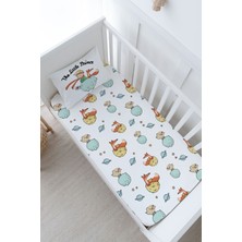 Tuğba Kuğu Bebek Boy Lastikli Çarşaf Seti - Pure Baby Serisi - Little Prince