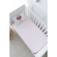 Tuğba Kuğu Bebek Boy Lastikli Çarşaf Seti - Zezig x Royal Series - Pink