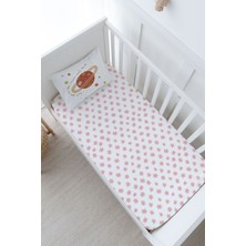 Tuğba Kuğu Bebek Boy Lastikli Çarşaf Seti - Iconic Serisi - Boho Galaxy