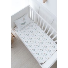 Tuğba Kuğu Bebek Boy Lastikli Çarşaf Seti - Iconic Serisi - Balinanın Düşleri