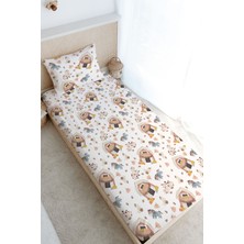 Tuğba Kuğu Tek Kişilik Lastikli Çarşaf Seti - Iconic Serisi - Cute Farm