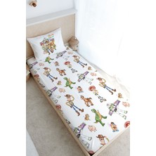 Tuğba Kuğu Tek Kişilik Lastikli Çarşaf Seti - Cartoon Serisi - Toy Story