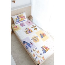Tuğba Kuğu Tek Kişilik Lastikli Çarşaf Seti - Cartoon Serisi - Winnie The Pooh Patchwork