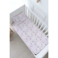 Tuğba Kuğu Bebek Boy Lastikli Çarşaf Seti - Iconic Serisi - Unicorn Dream