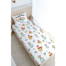 Tuğba Kuğu Tek Kişilik Lastikli Çarşaf Seti - Pure Baby Serisi - Little Prince
