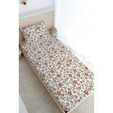 Tuğba Kuğu Tek Kişilik Lastikli Çarşaf Seti - Iconic Serisi - Vintage Flower