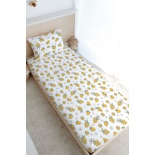 Tuğba Kuğu Tek Kişilik Lastikli Çarşaf Seti - Iconic Serisi - Lemon