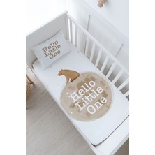 Tuğba Kuğu Bebek Boy Lastikli Çarşaf Seti - Pure Baby Serisi - Hello Bear