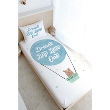Tuğba Kuğu Tek Kişilik Lastikli Çarşaf Seti - Pure Baby Serisi - Bear Dream