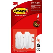 3M Command | İpli Askı Arkası, Küçük, Çerçeveler İçin, İz Bırakmaz ve Güçlü Yapışkan