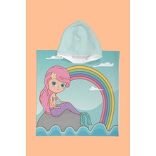 Evdek Rainbow Mermaid Çocuk Plaj Havlusu