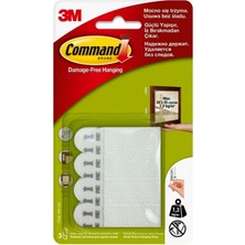 3M Command | Cırt Cırt Bant, Küçük Boy, 3'lü Set, Iz Bırakmaz ve Güçlü Tutuculuk