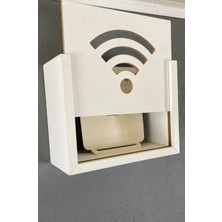 Nifi Art Wifi-Modem Kutusu Saklama Duvar Düzenleyici Mdf Uzunluk (22 cm ) Genişlik (28 cm ) Derinlik (12 cm )