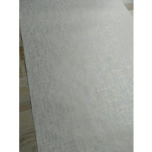 Krem Üzerine Işıltılı Gold Silinebilir Hafif Kabartmalı Sade Duvar Kağıdı 5 M²