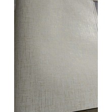 Krem Üzerine Işıltılı Gold Silinebilir Hafif Kabartmalı Sade Duvar Kağıdı 5 M²