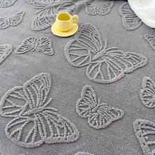 Out Yuy 1 Parça Butterfies Jakarlı Battaniye Yumuşak Rahat 100*150CM (Yurt Dışından)