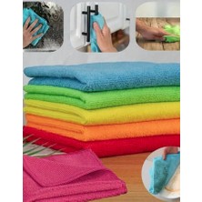 Felluci Textile Microfiber Banyo Mutfak ve Yer Temizleme Bezi 40x40 cm 20 Adet