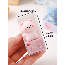 3D Mini Kalemtıraş 1 Adet - Ayıcık Figürlü