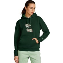 On My Vision Tasarım Kapşonlu Sweatshirt