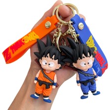 Runxi Life Hall Karikatür Anime Dragon Topu Anahtarlık Sun Wukong Bebek Çanta Kolye Araba Anahtarlık Küçük Hediye (Yurt Dışından)