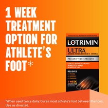 Lotrimin Ultra 1 Hafta Ayak Mantarı Bakımı  Krem 15G