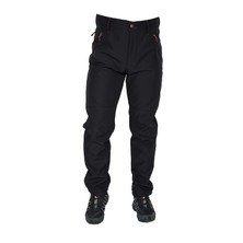 Kışlık Siyah Içi Polarlı Su Rüzgar Geçirmez Softshell Pantolon