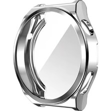 Ekoodukkan Huawei Gt3 Pro 46MM Uyumlu Tam Koruma Kasa ve Ekran Koruyucu Silikon Kılıf