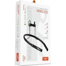 Powerway Powerway Sporcular Için Boyun Askılı Bluetooth Kulaklık – Uzun Pil Ömrü, 100 Saat Konuşma Süresi ve Hd Ses P507