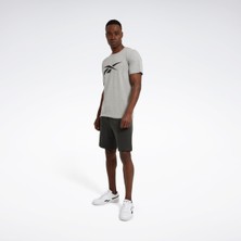 Reebok GS VECTOR TEE Gri Erkek Kısa Kol T-Shirt