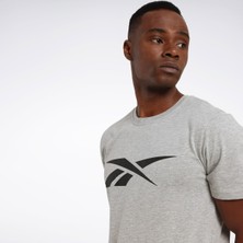 Reebok GS VECTOR TEE Gri Erkek Kısa Kol T-Shirt