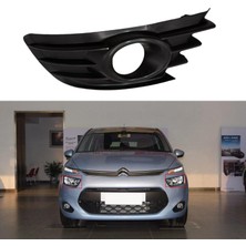 Hbemirror Araba Sağ Sis Farı Izgarası Kapağı Sis Lambası Çerçevesi Citroen C4 2004-2008 Için (Yurt Dışından)