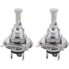 Hbemirror 2x H4 9003 Hb2 6000K Süper Beyaz Csp LED Far Ampul Kiti Yüksek Düşük Işın Canbus (Yurt Dışından)