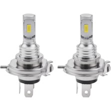 Hbemirror 2x H4 9003 Hb2 6000K Süper Beyaz Csp LED Far Ampul Kiti Yüksek Düşük Işın Canbus (Yurt Dışından)